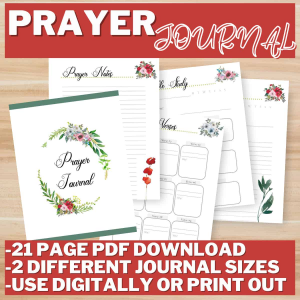 NEW!  Prayer Journal