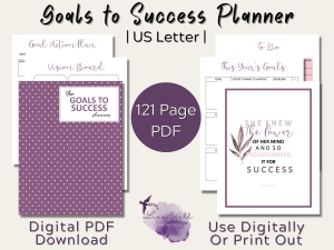 The Goals To Success Planner