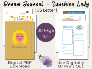 Dream Journal - Sunshine Lady